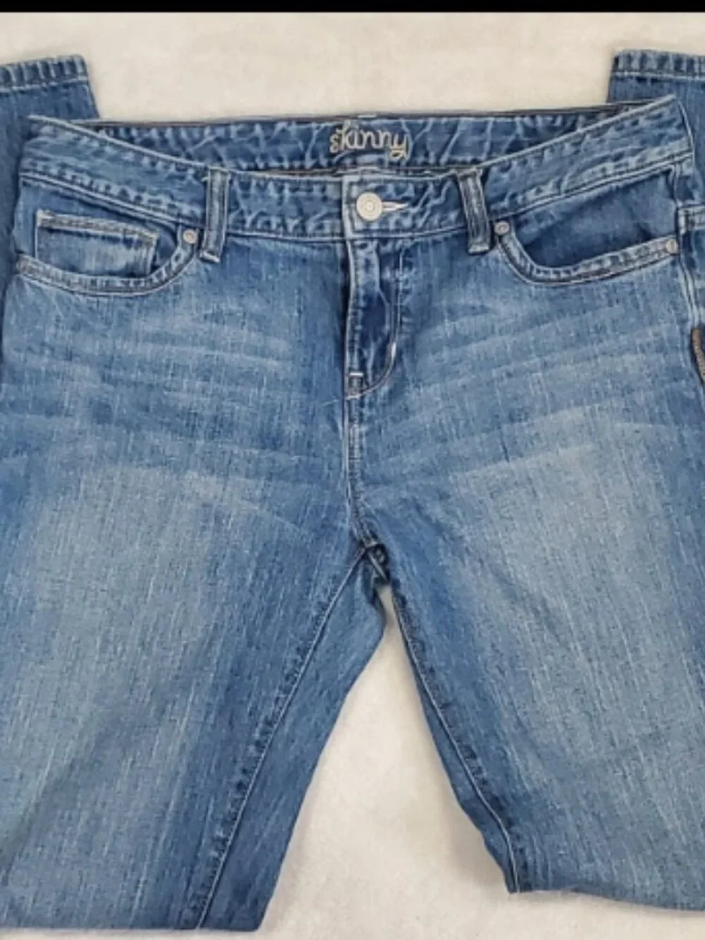 Old Navy Skinny Jeans High Waisted Girls Plus size 14 EUC